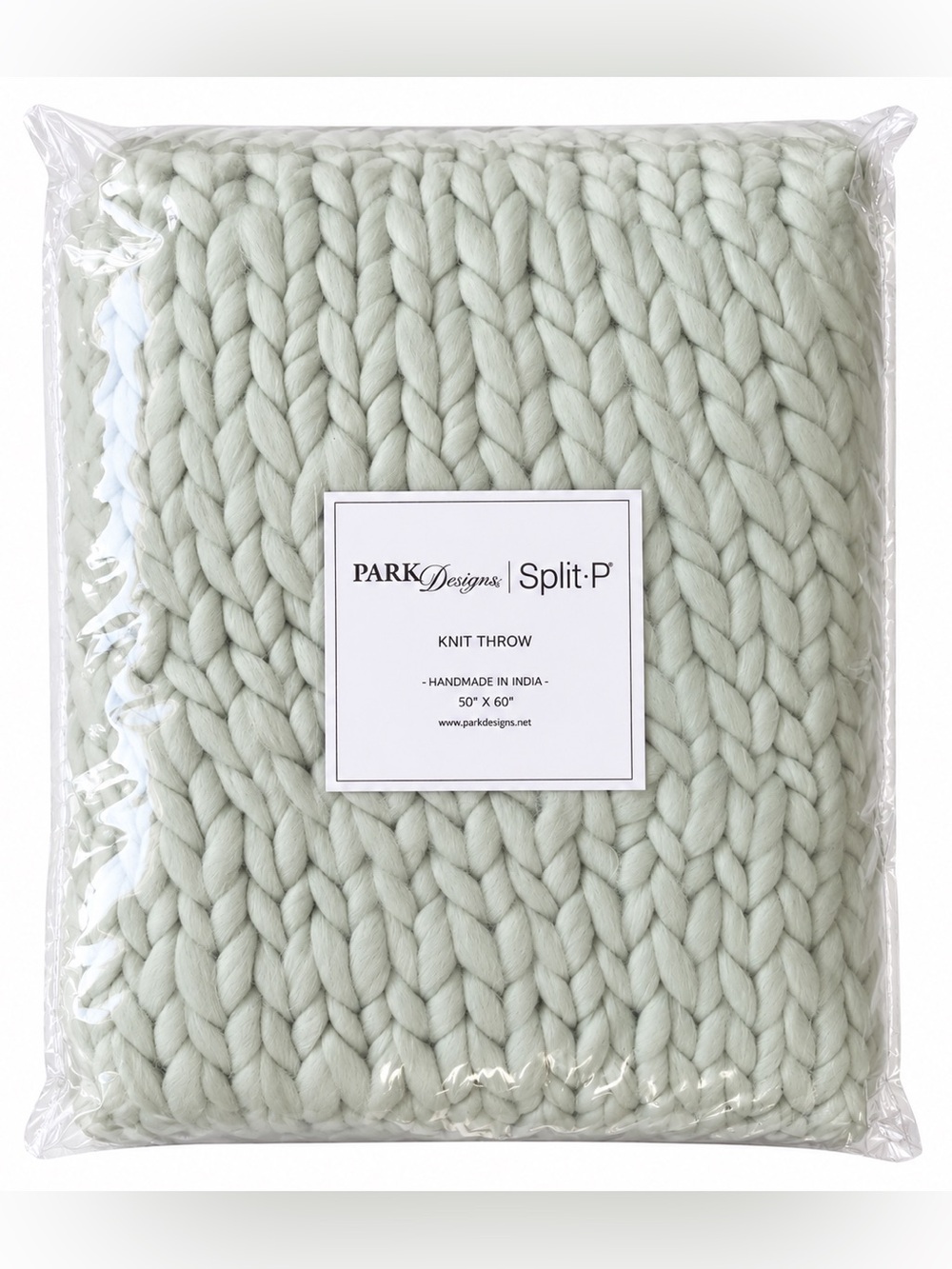 Park Designs Split-P Chunky Knit Throw